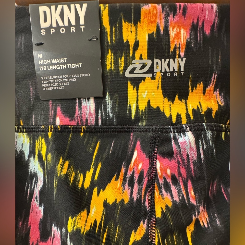 DKNY Women's Multicolor Leggings Sport NWT - Picture 7 of 8